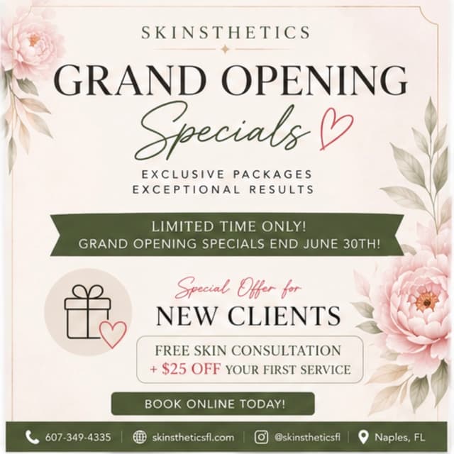 Green Sea Peel Package at Skinsthetics in Naples, FL